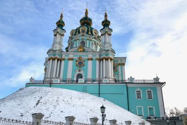 Iglesia de San Andrés de Kiev - ArquiTravel - Francesco Bartolomeo Rastrelli - Kiev - Ucrania