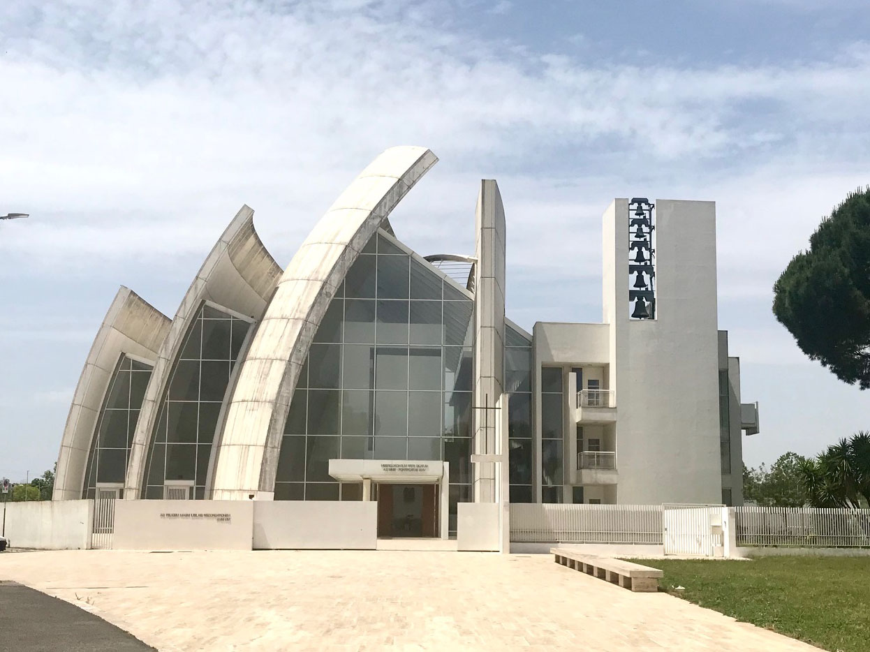 Iglesia del Jubileo - Richard Meier - Roma - Italia - Arquitectura minimalista